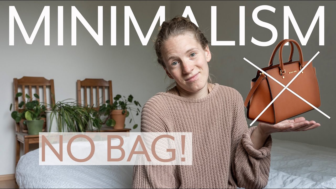 Minimalism - No Bag // I decluttered every handbag I owned