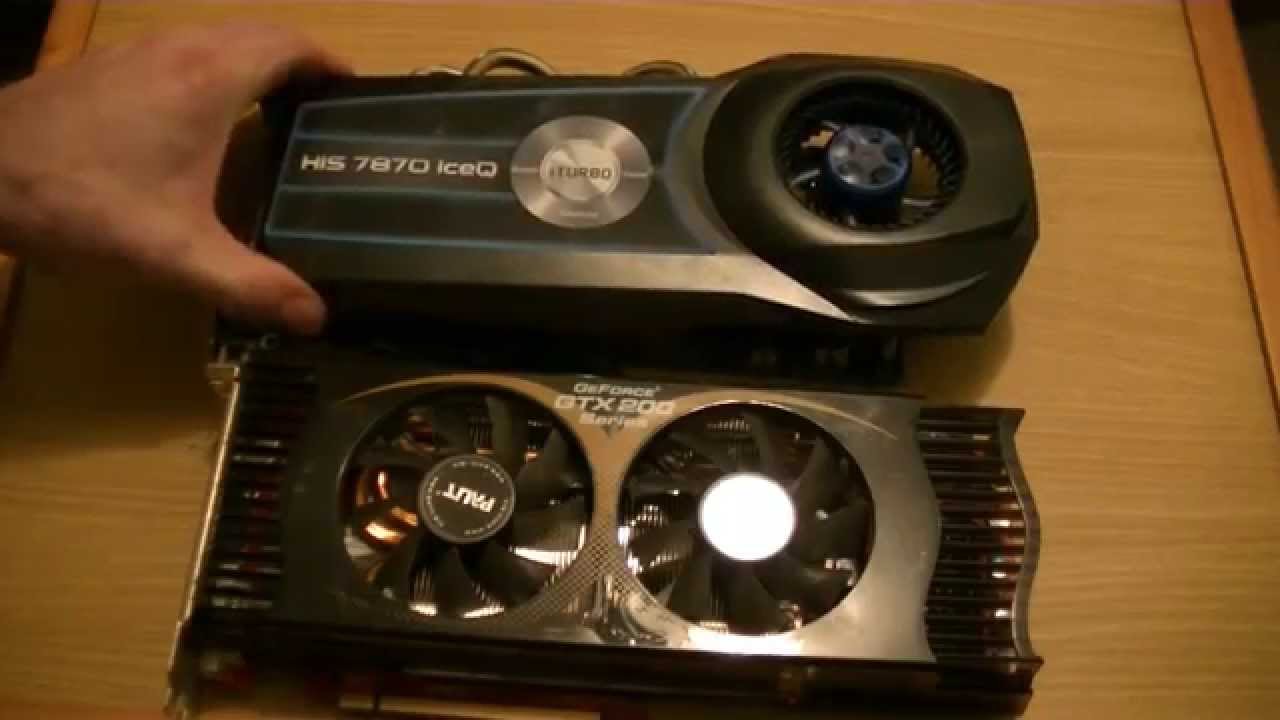 Видеокарта HIS 7870 IceQ 2GB GDDR5 VS Видеокарта Palit GTX 260 Sonic 216SP