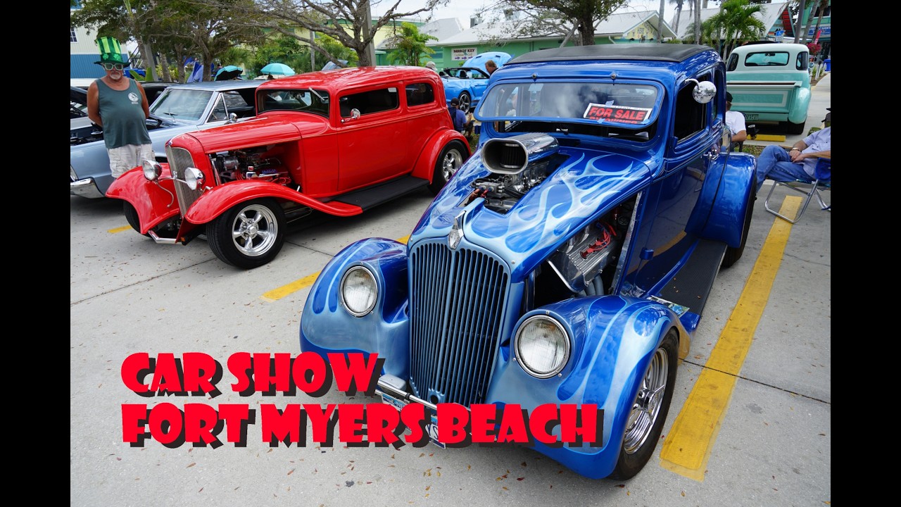 CAR SHOW AT PARROT KEY GRILL FORT MYERS BEACH 3/16/2026