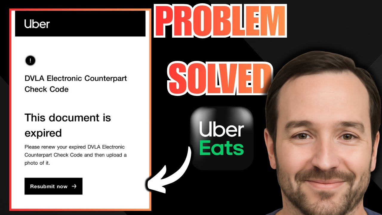 НОВИНКА! Проблема с просроченным кодом проверки Uber DVLA (решение)