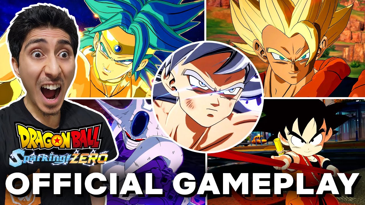 *NEW* SPARKING ZERO 180+ CHARACTERS FULL ROSTER & STORY GAMEPLAY! Dragon Ball Sparking Zero Reaction