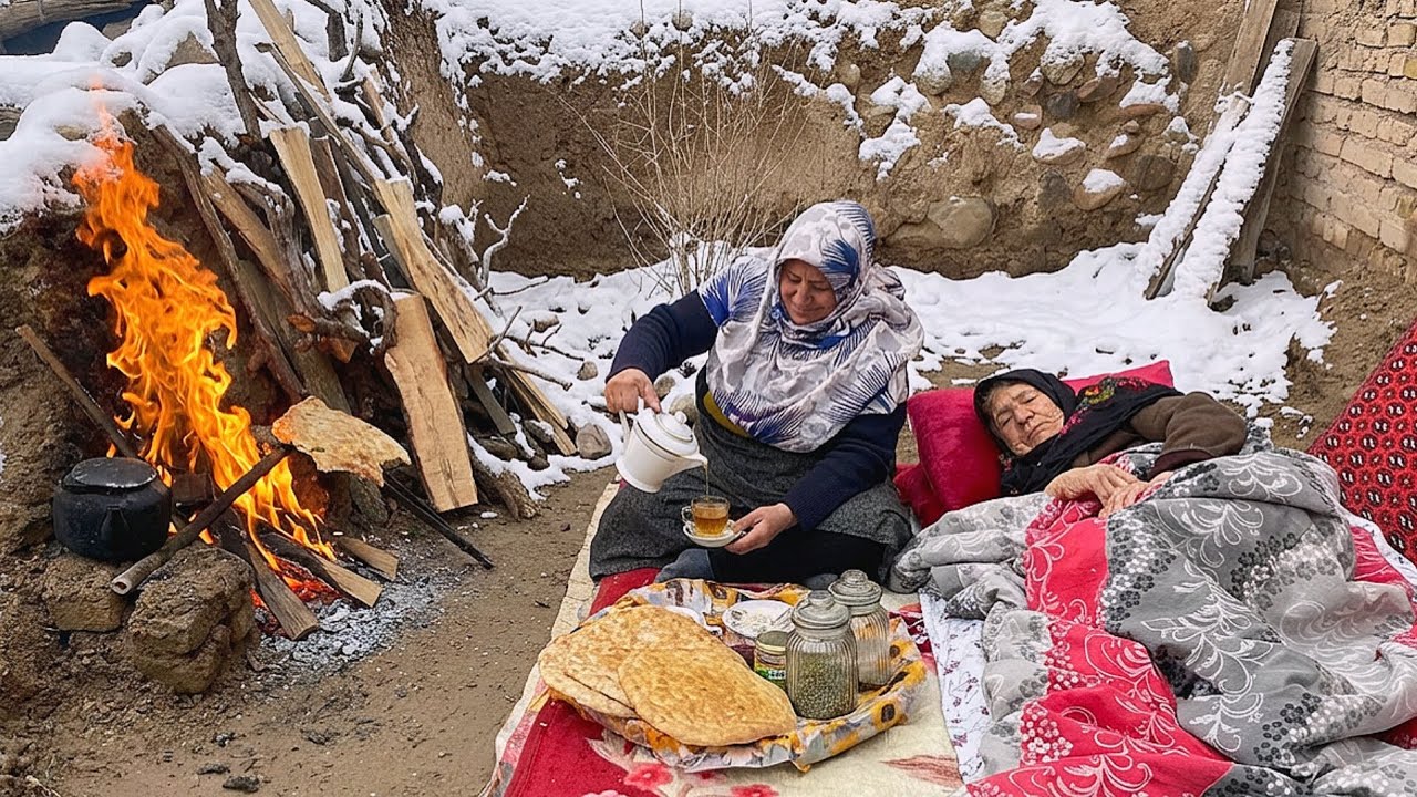 A Peaceful Serene Day in the Village | Life of Two Sisters