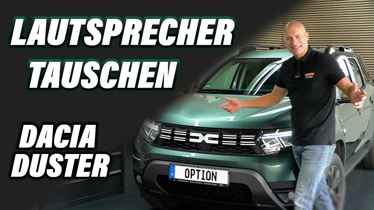 Dacia Duster (2. Gen. SR) | Lautsprecher tauschen | Plug & Play Sound-Upgrade