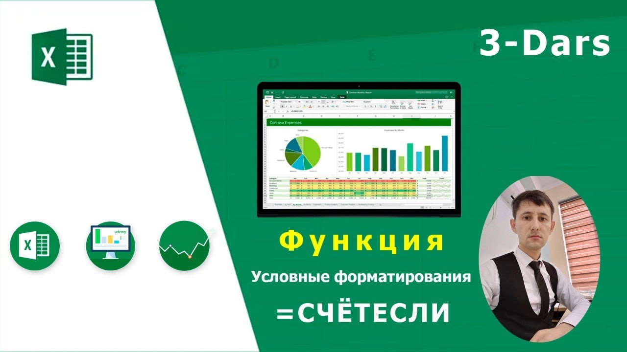 3 - dars | Excelda  kataklarni shartli formatlash