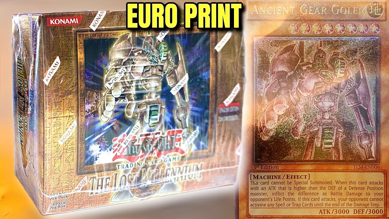 The Lost Millennium 1st Ed EURO Yugioh GX 2005 Box Opening! 🤖