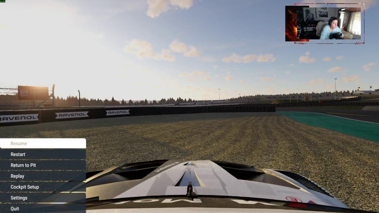 Racing for fun and relaxing.