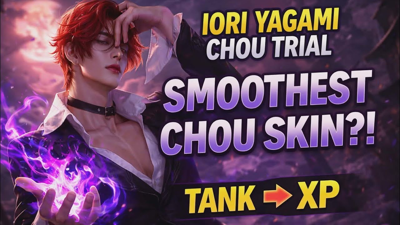 Testing Iori Yagami Chou (TRIAL) – Smoothest Chou Skin? | Tank & XP Gameplay