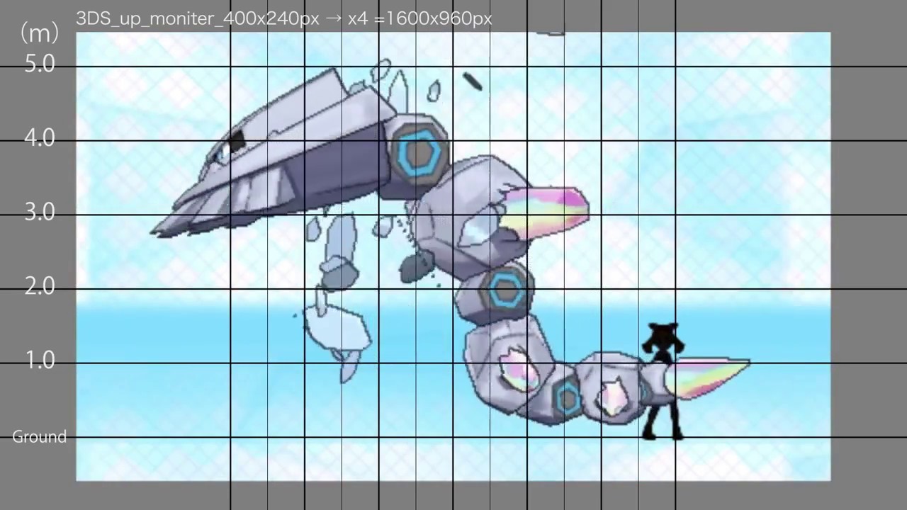 Pokemon ORAS Height Comparison