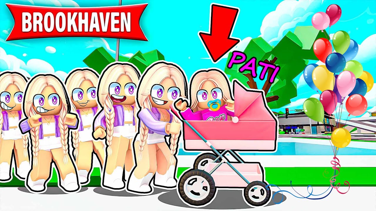 DZIEŃ DZIECKA DLA PATI na BROOKHAVEN RP w ROBLOX! *śmieszne* 🤣