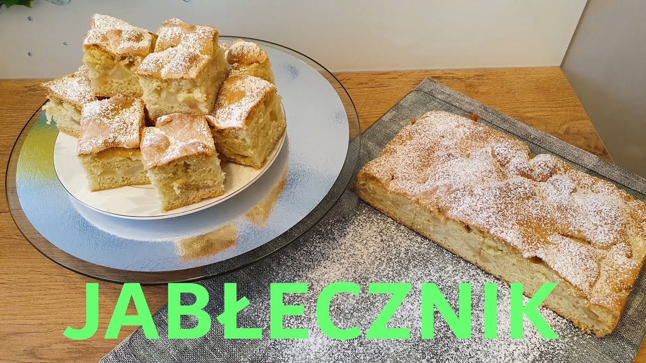 Jabłecznik - prosty przepis, błyskawiczne ciasto, przygotowanie w 5 minut /agatabodkuchni