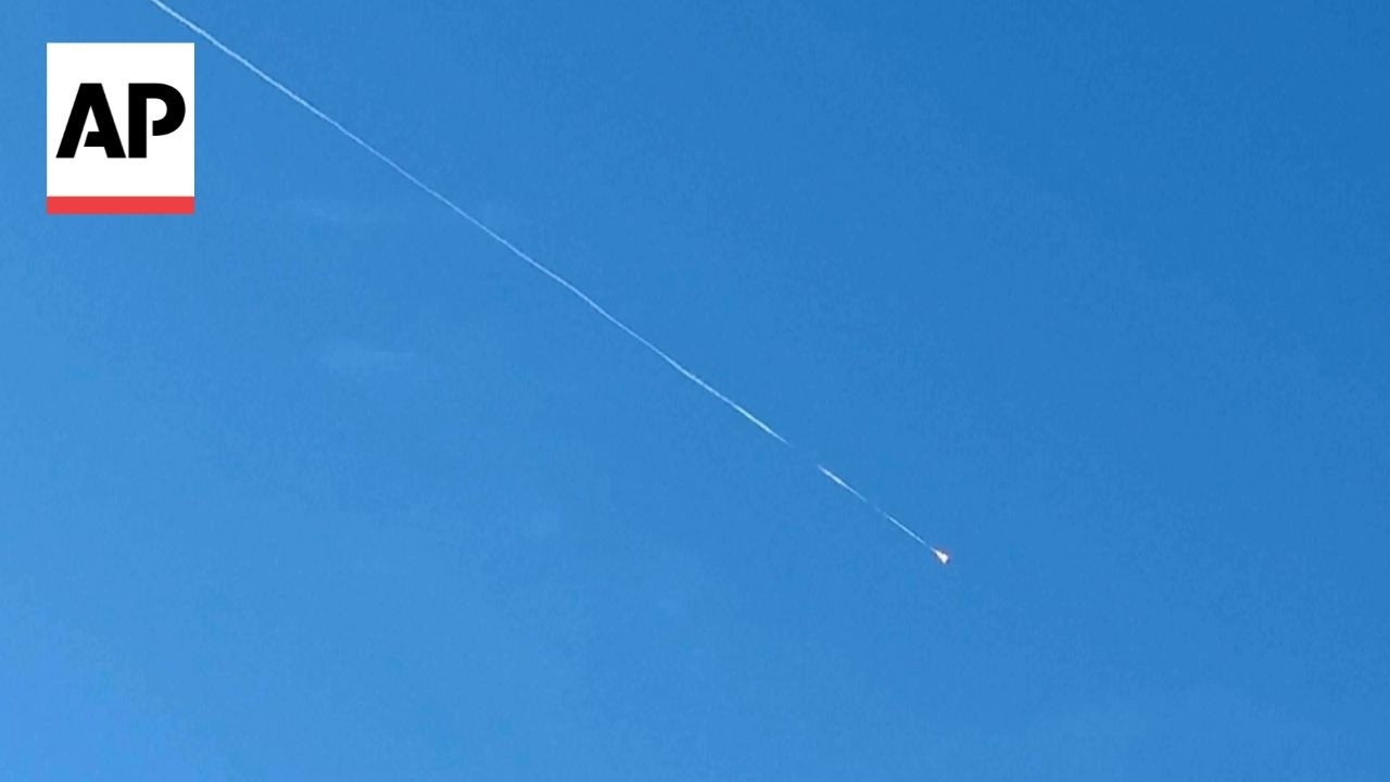 Interceptions seen over Jerusalem and West Bank as Israel and Iran exchange fire