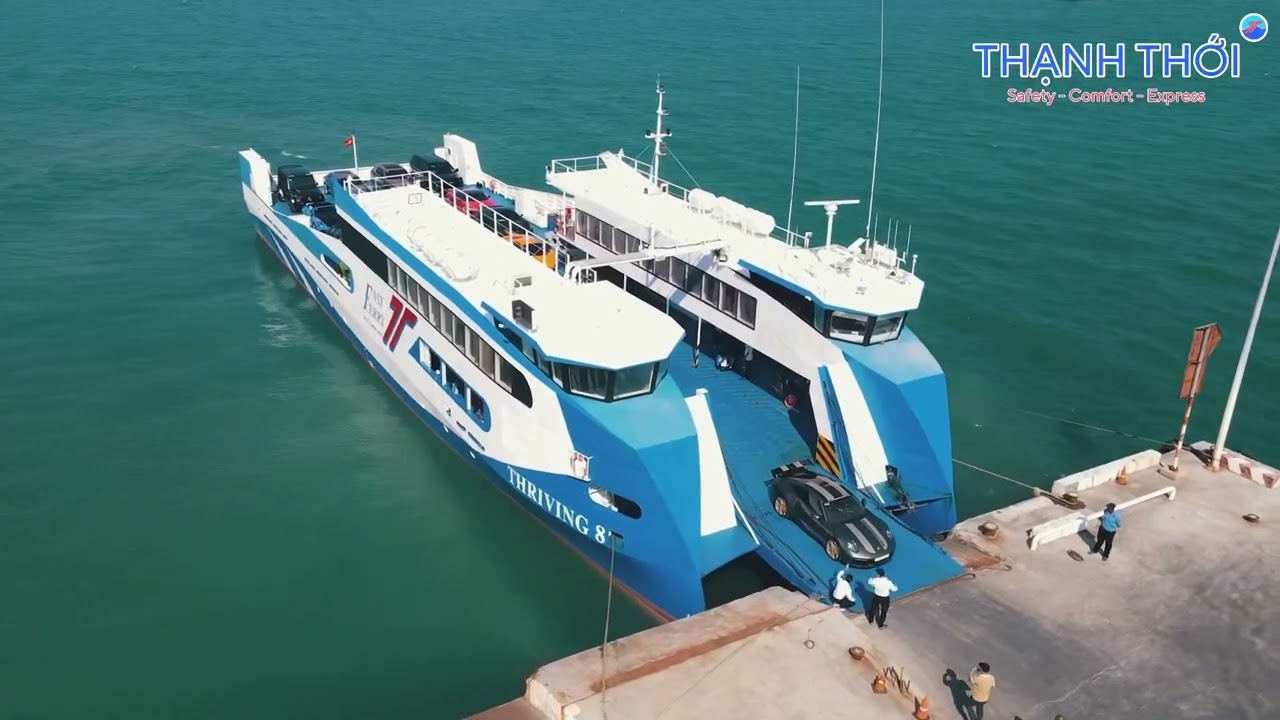 Phà cao tốc Thạnh Thới, phà chở xe Ô tô, xe tải các loại. Rạch Giá đi Phú Quốc, Hà Tiên đi Phú Quốc