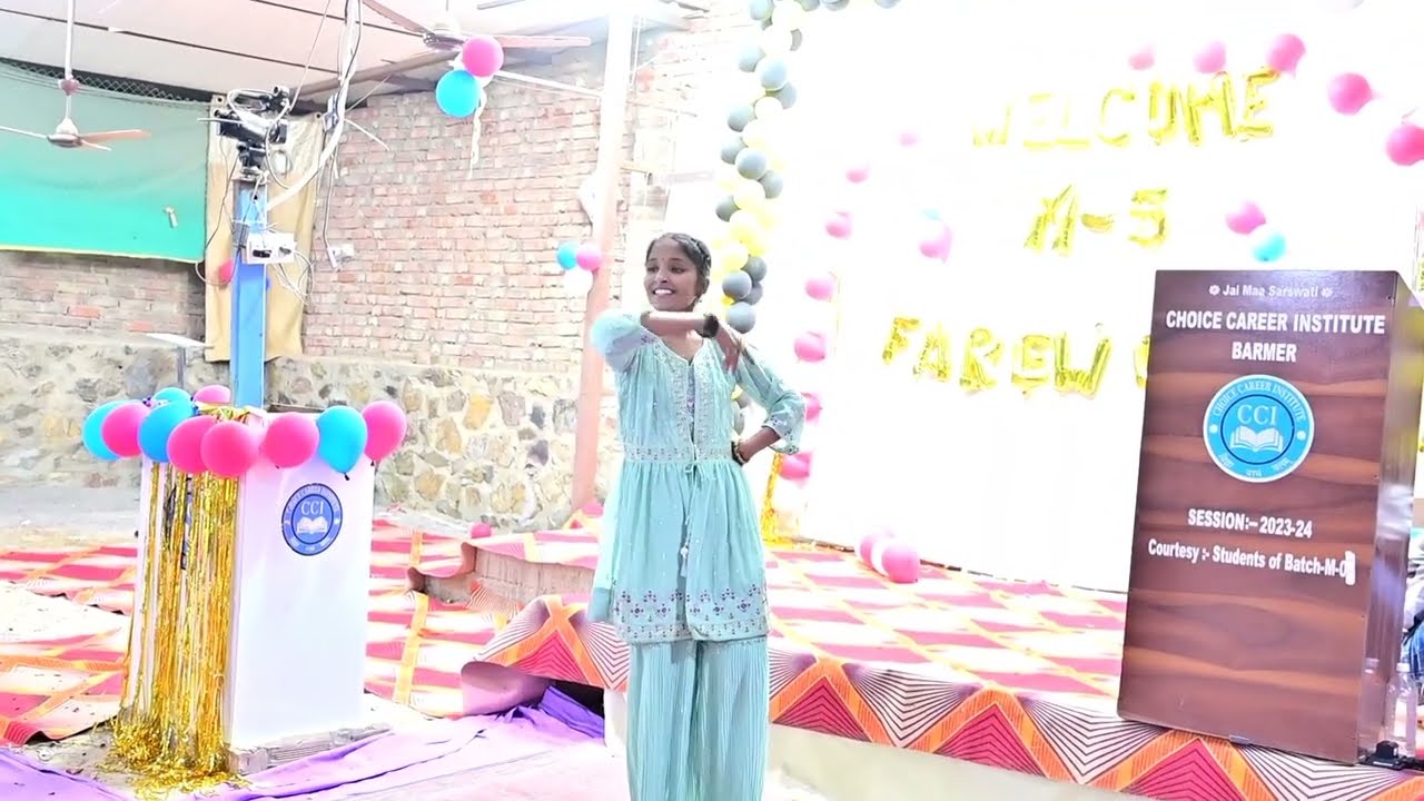 Marathon Batch - 5 Farewell Function Dance ||  CCI Coaching Barmer 