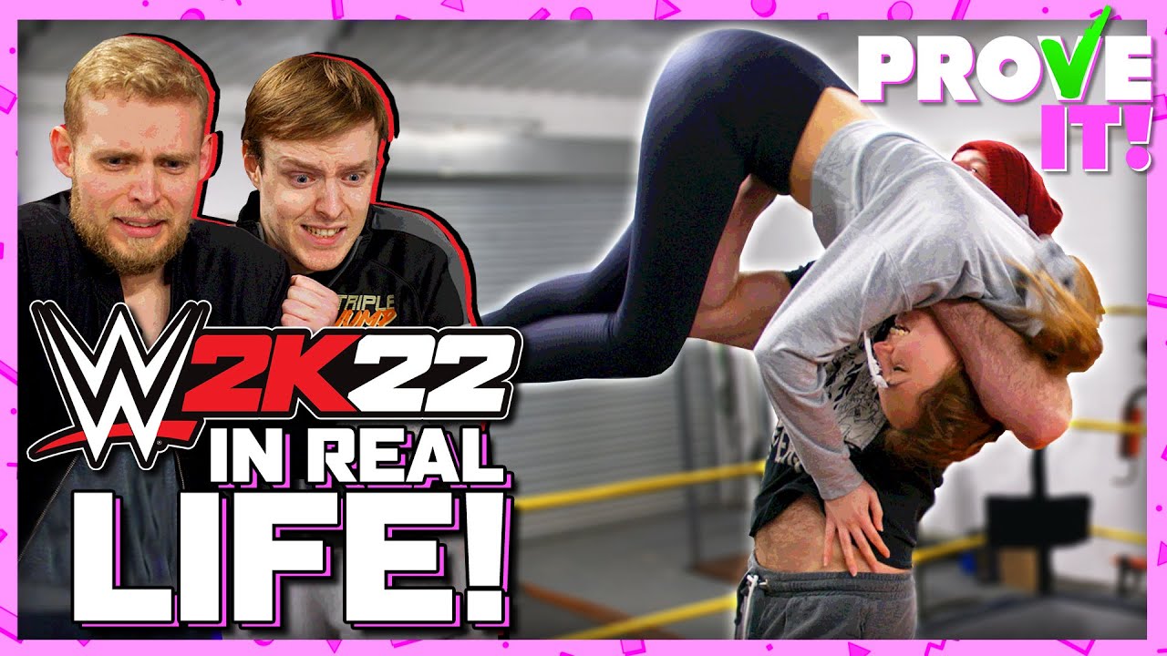 WWE 2K22 In Real Life - LIVE ACTION WRESTLING CHALLENGE | PROVE IT!