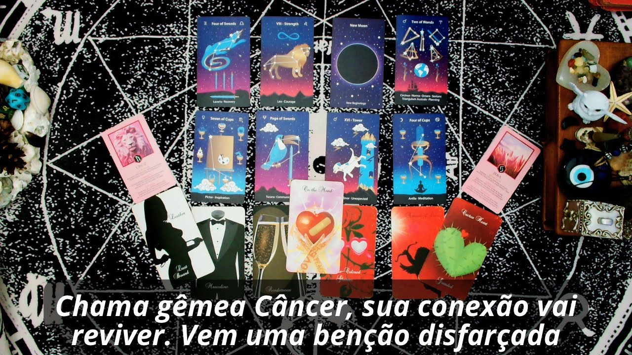 Chama gêmea Câncer, sua conexão vai reviver. Vem uma benção disfarçada