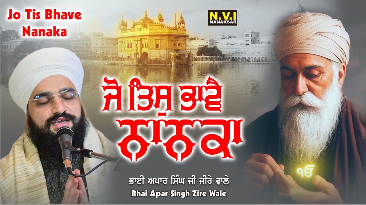 Jo Tis Bahve Nanka | Shabad Kirtan | Bhai Apar Singh Ji Zire Wale | Nvi Nanaksar