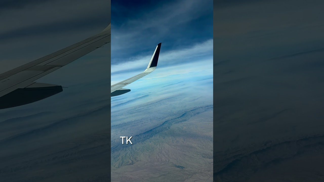 Spectacular sky view from plane window! ✈️✨ #sky #view #plane #window