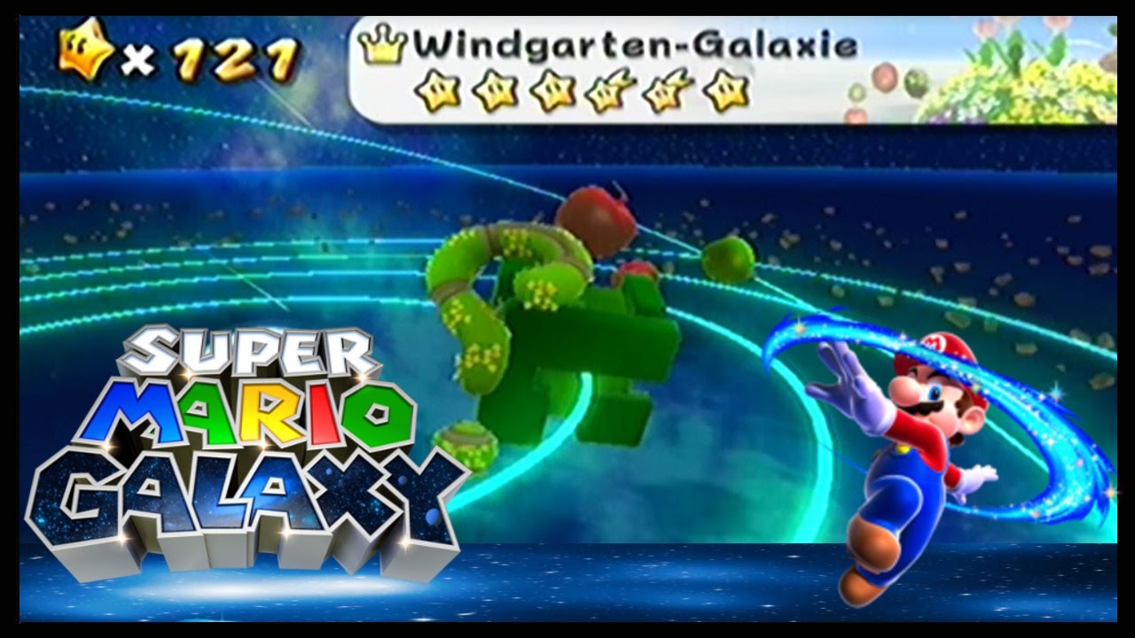 Super Mario Galaxy /19 [Mario] Schlafzimmer /1 Windgarten-Galaxie