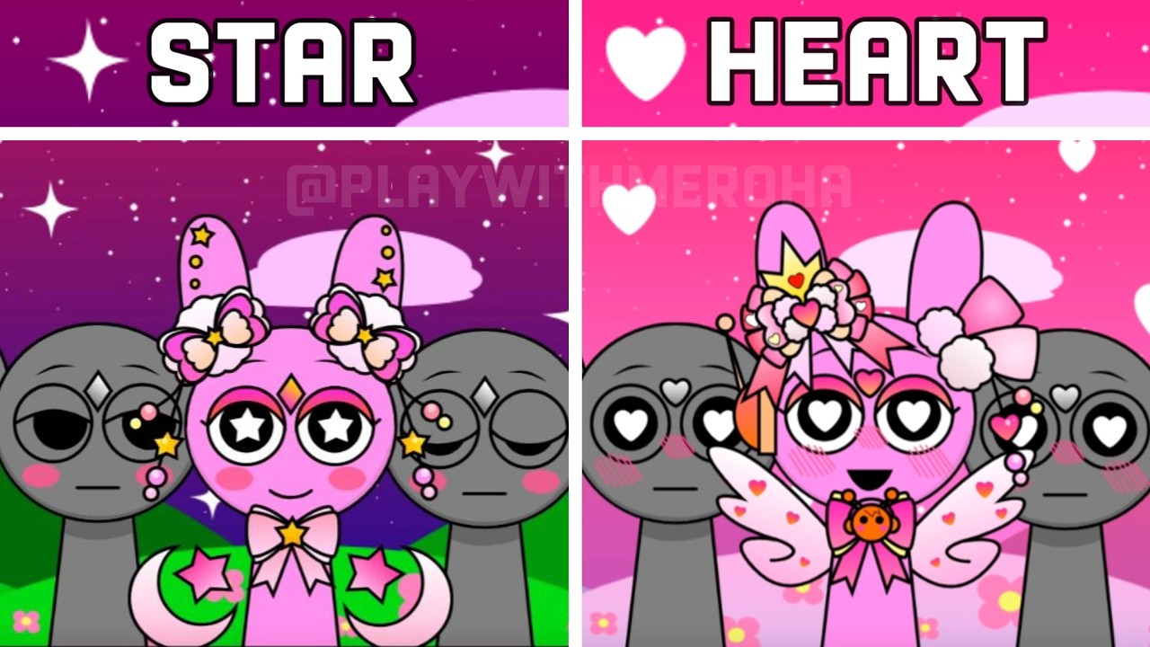 Incredibox Sprunki Star VS Heart