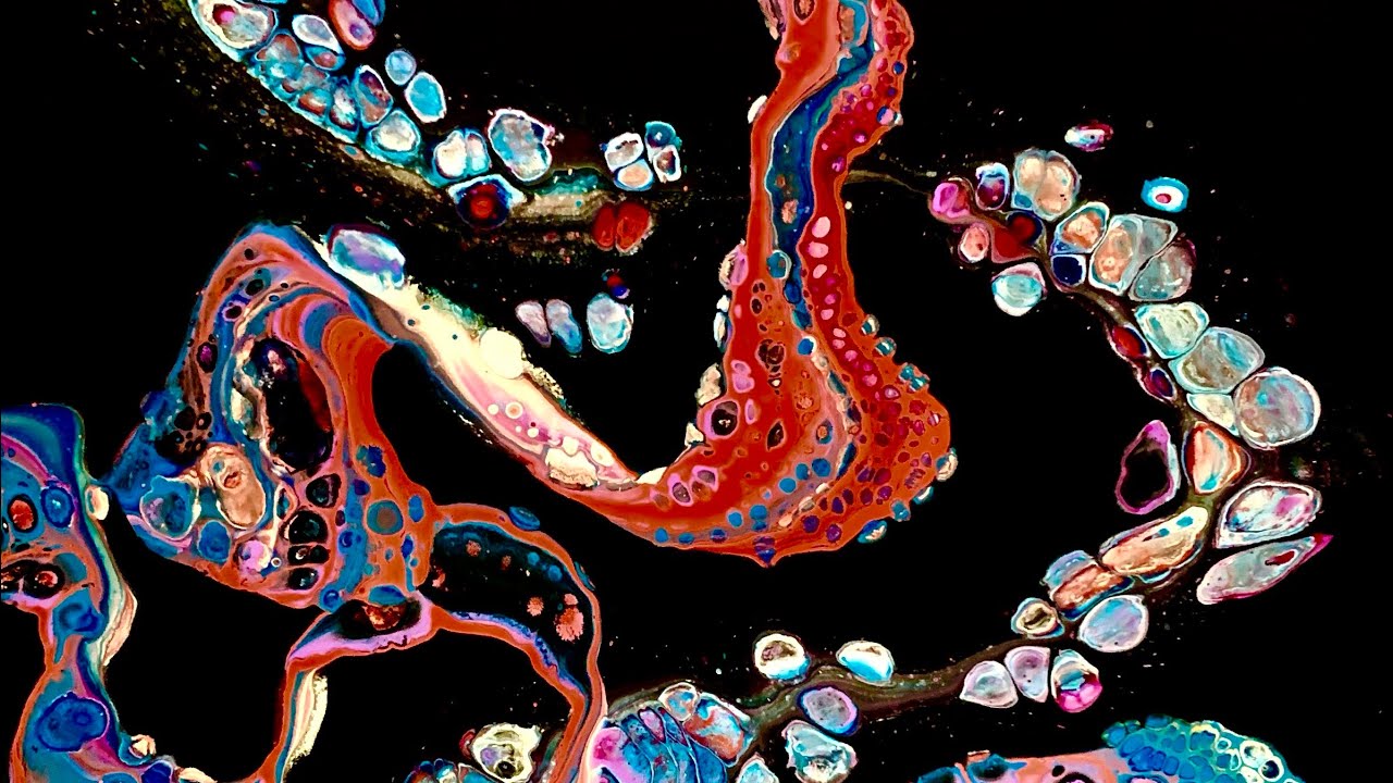 #264-Fluid Art- How to do a traveling funnel flip cup with flip cup transfer.
