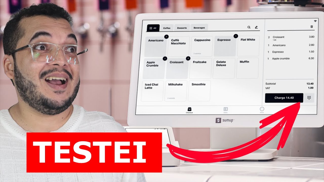 Testei o GESTÃO FÁCIL da SumUp – Como funciona o PONTO DE VENDA da SumUp? (REVIEW / UNBOXING)