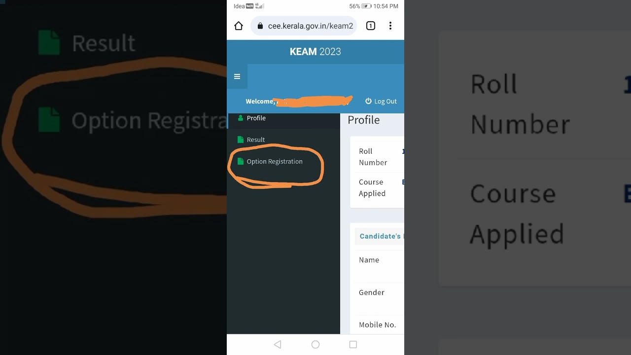 KEAM option registration starting
