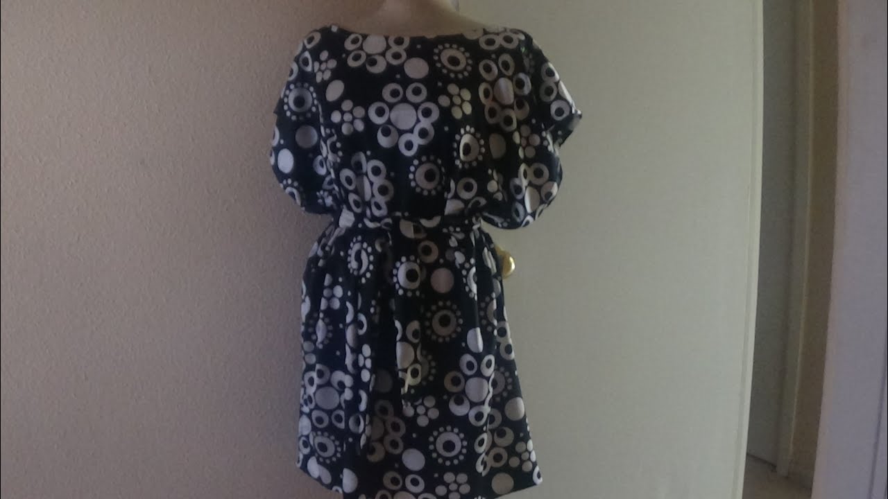 vestido muy facil y sin patron
