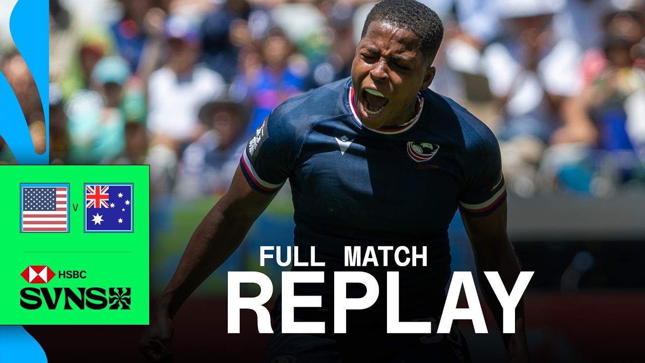 SHOCKING comeback in Cape Town 😱 | Australia v USA | HSBC SVNS Cape Town 2024 | Full Match Replay