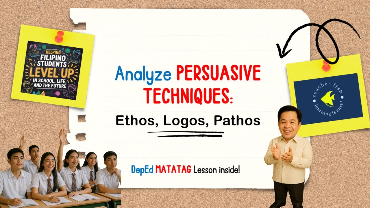 Grade 8 ENGLISH Quarter 2 - PERSUASIVE TECHNIQUES: Ethos, Logos, Pathos (DepEd’s MATATAG Curriculum)
