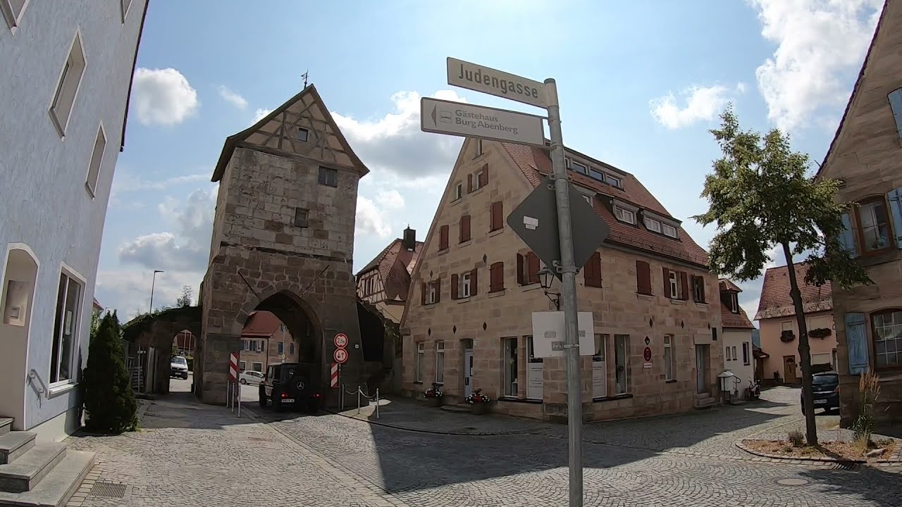 D: Abenberg. Mittelfranken. Eindrücke aus der Stadtmitte. August 2021