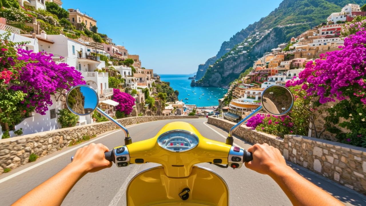 LIVE 24/7 🇮🇹 Amalfi Coast Driving & Walking Tour - 4K HDR Relaxation