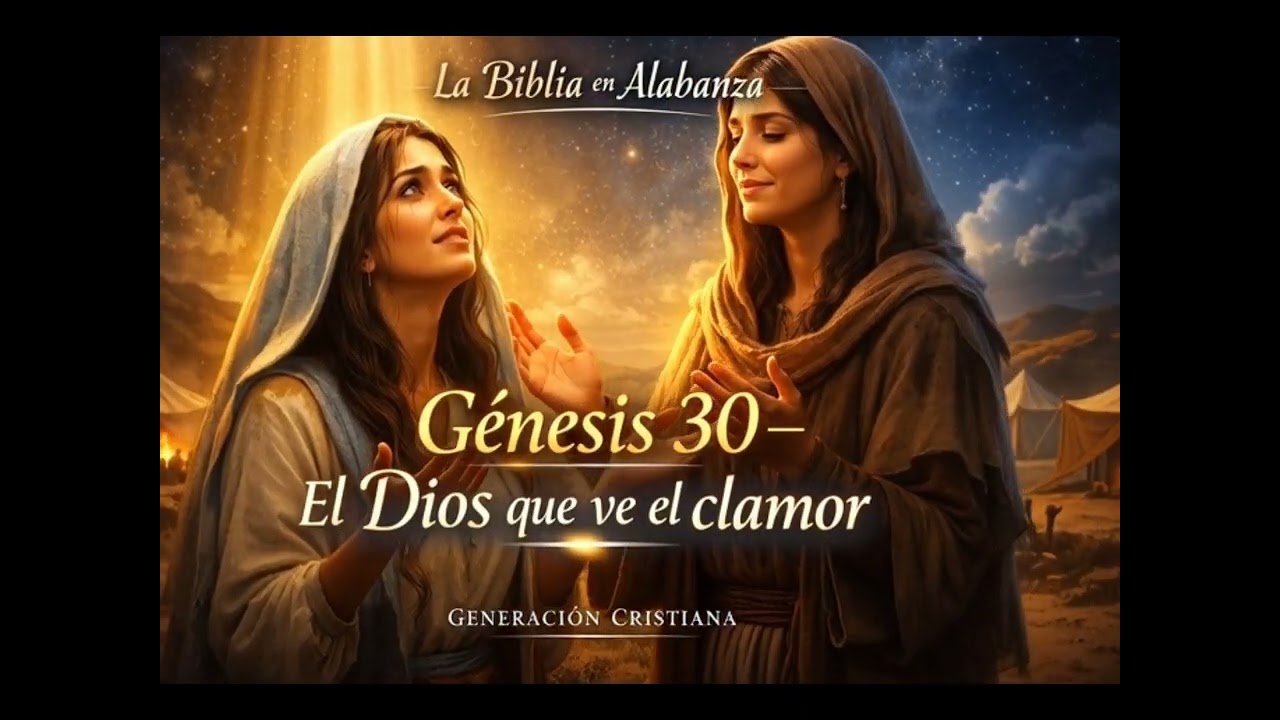 📖✨ Génesis 30 – El Dios que ve el clamor | La Biblia en Alabanza ✨📖