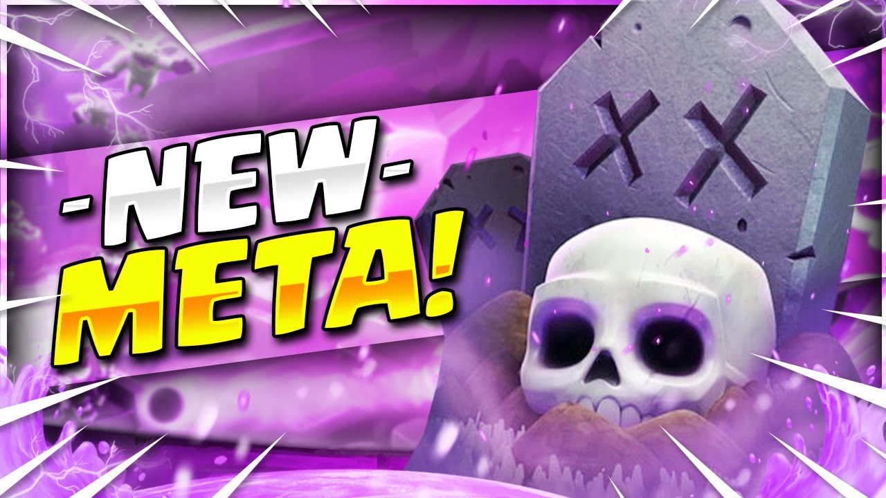 100% OFFENSE AND DEFENSE!! BEST GRAVEYARD DECK IN CLASH ROYALE!!