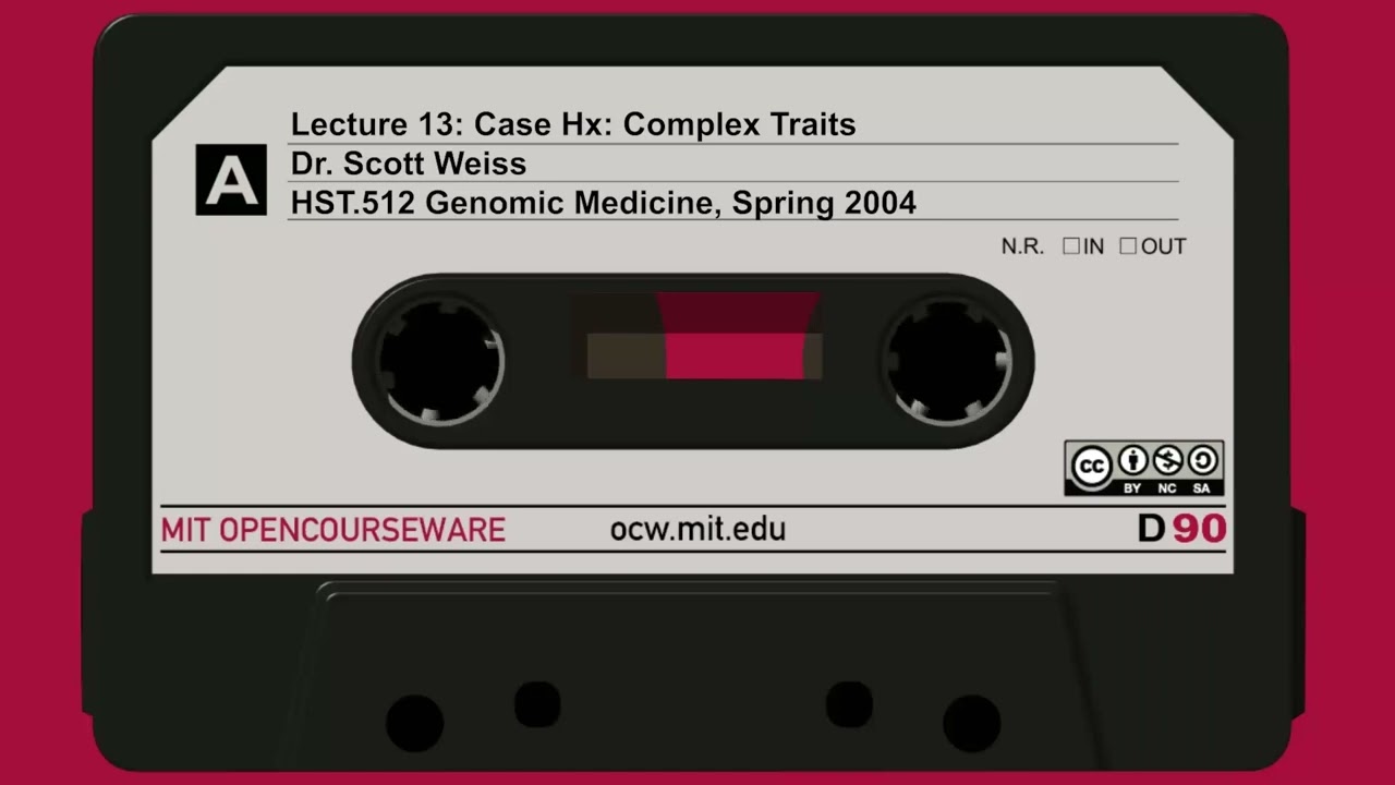 Lecture 13: Case Hx: Complex Traits
