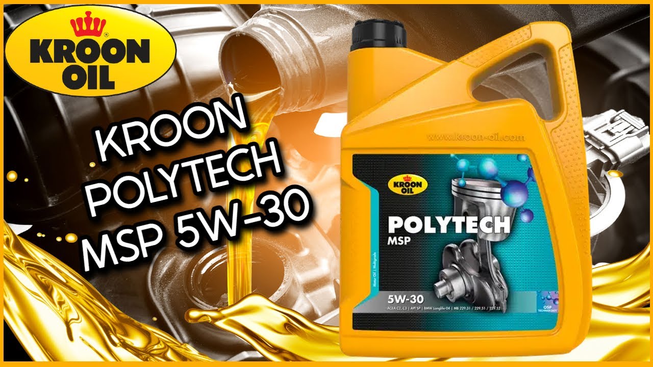 ✅ Aceite Motor Kroon PolyTech MSP 5w30 ACEA C3 [Análisis Laboratorio]