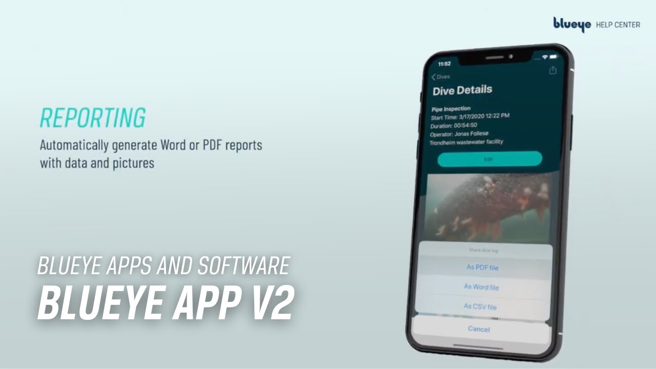 Introducing the Blueye App v2 | Blueye Apps and Software