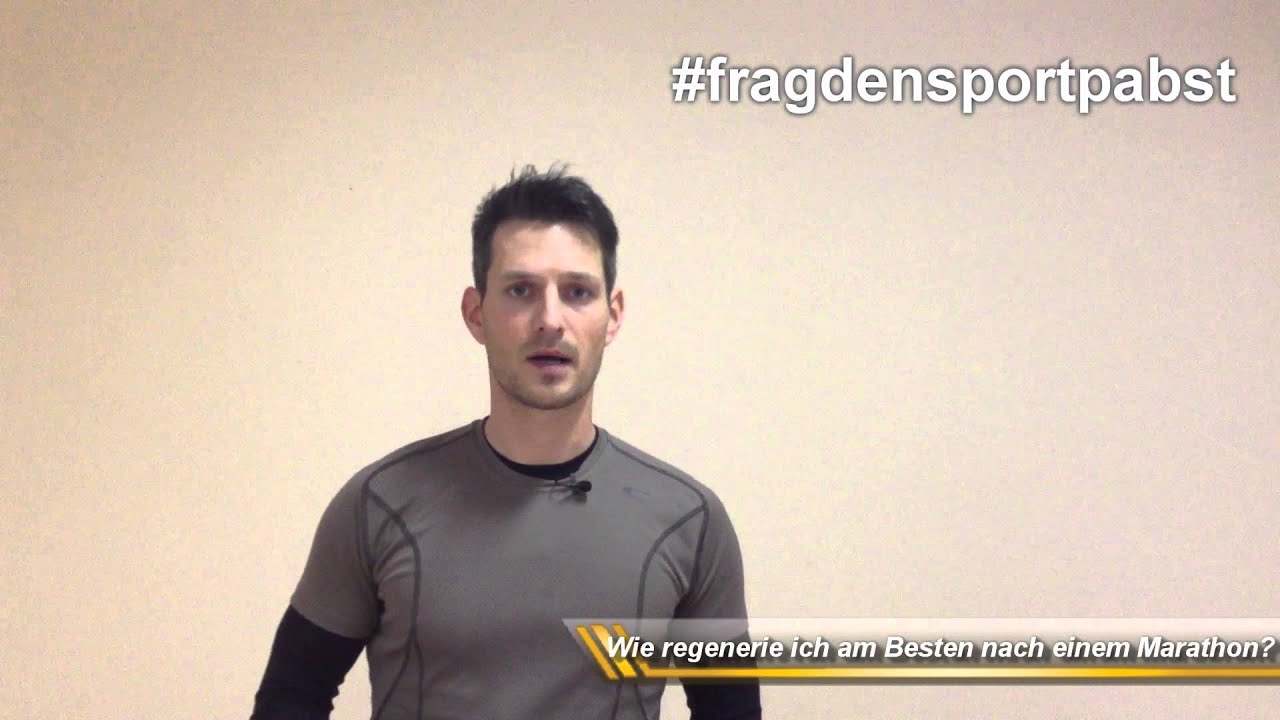 #fragdensportpabst: Wie regeneriere ich am Besten nach einem Marathon oder Ultralauf?