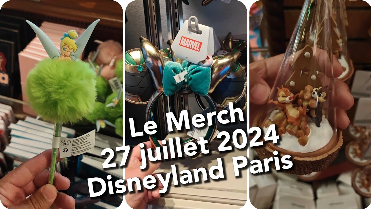 les nouveautés Merch de la semaine du 27 juillet à Disneyland Paris