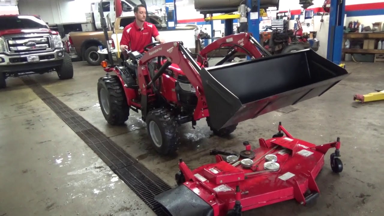 Mahindra Max 26XL Mower Removal & Installation