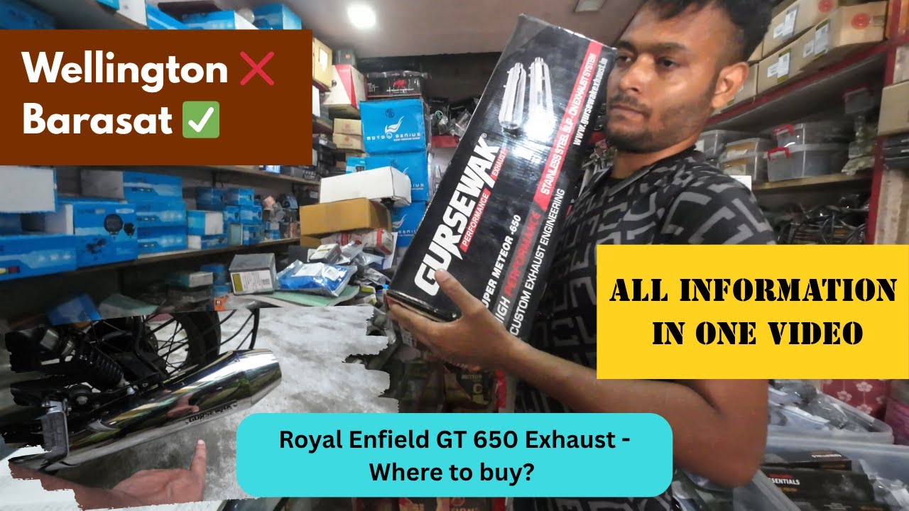 Gursewak Exhaust in 2026 for GT 650 in Kolkata | Complete Video | Most Popular exhaust for GT 650