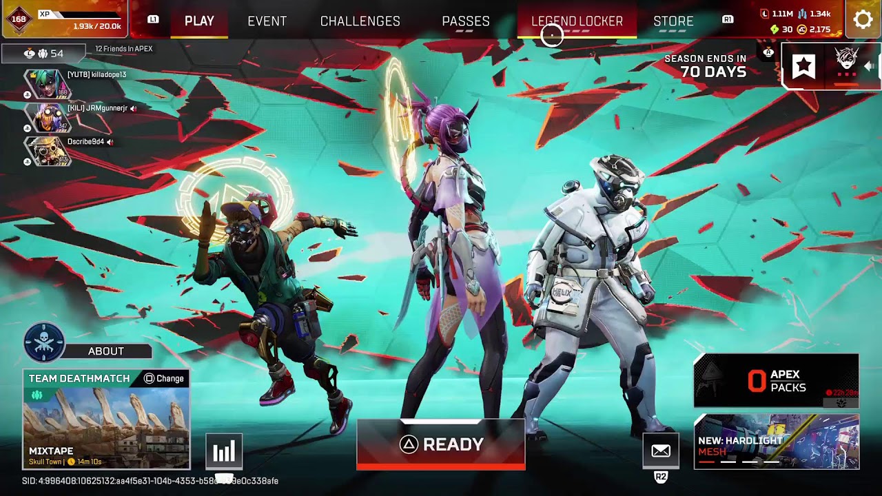 Apex Legends:Alter prestige skin level up