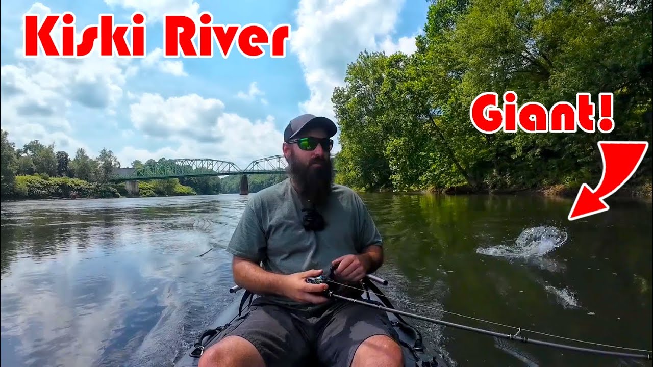 First time fishing the Kiskiminetas (Kiski) River! | Smallies | Buzzbait | Fluke |