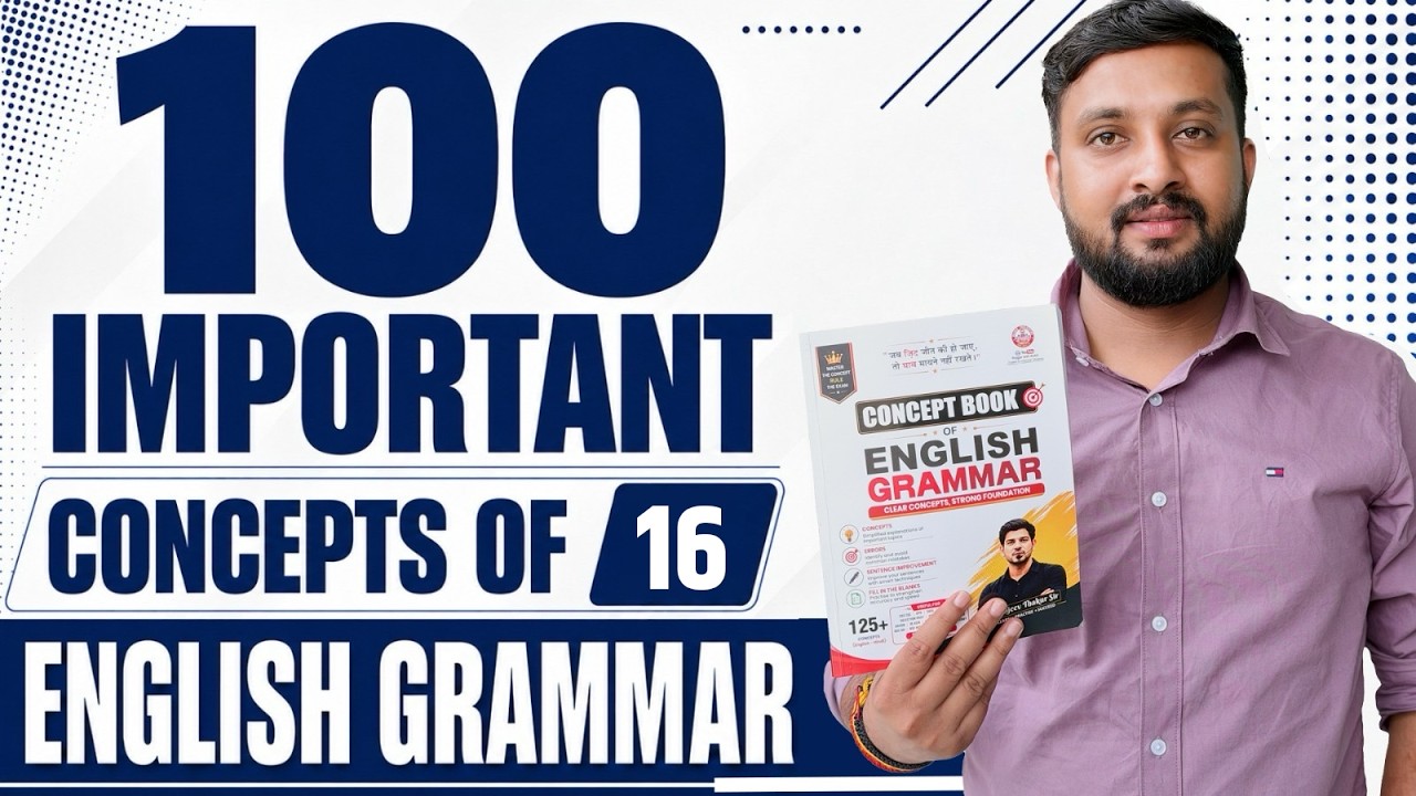 Airforce 02/2027 English Grammar | 100 Most Important Concepts | Complete Airforce Exam Preparation