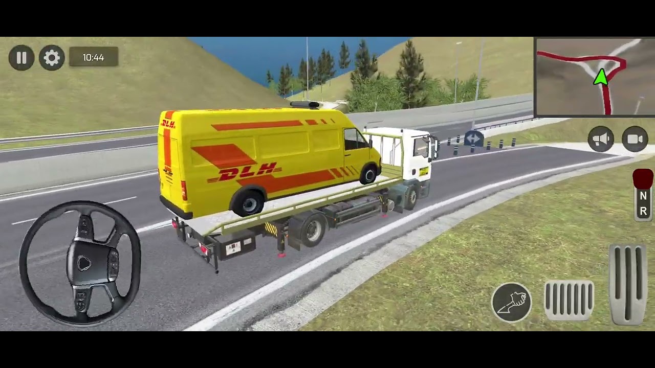 Panel Van Breakdown – Towing It to the Mechanic with a Recovery Truck #towtruck #towtruckgame 