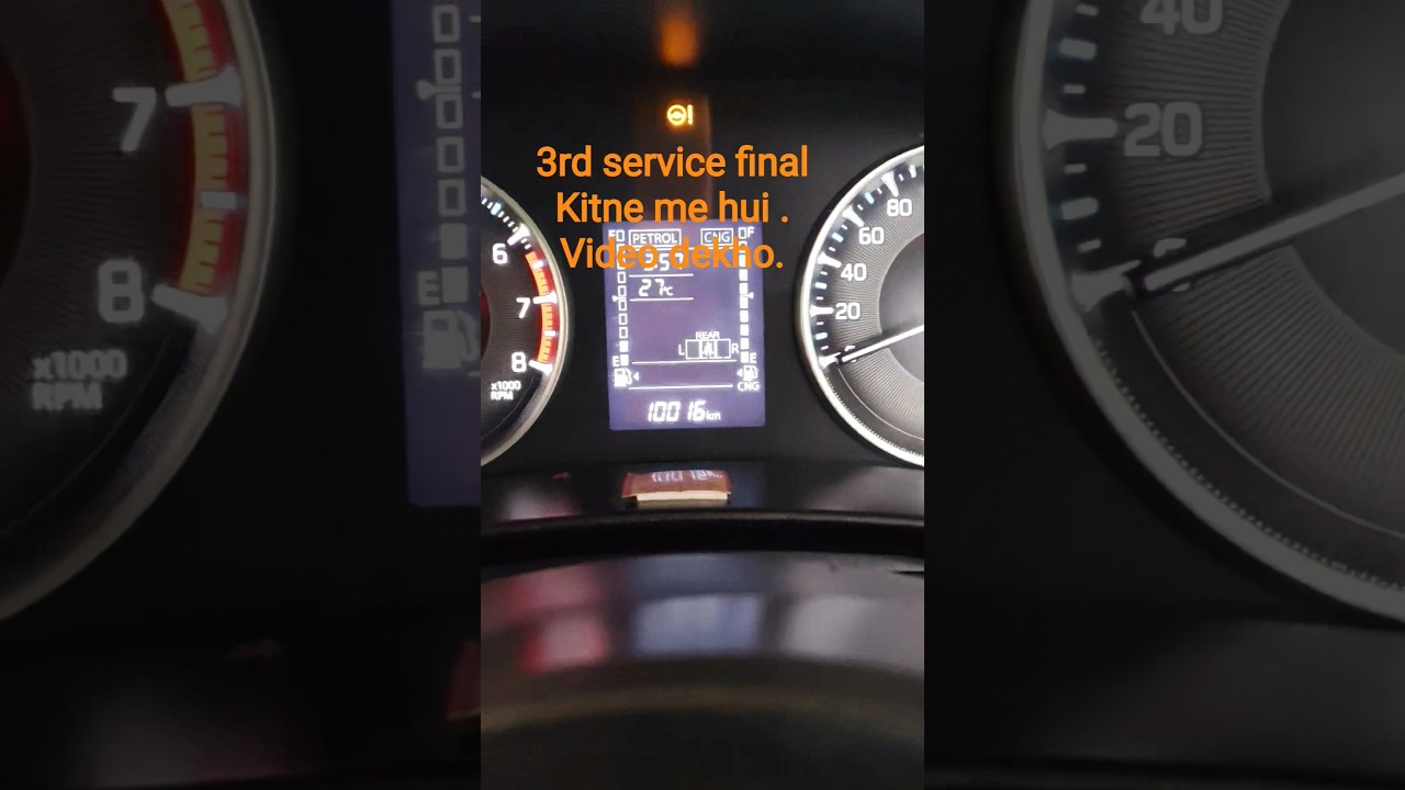 Service cost 3rd fronx 10000km #marutisuzuki #fronx #services #cost