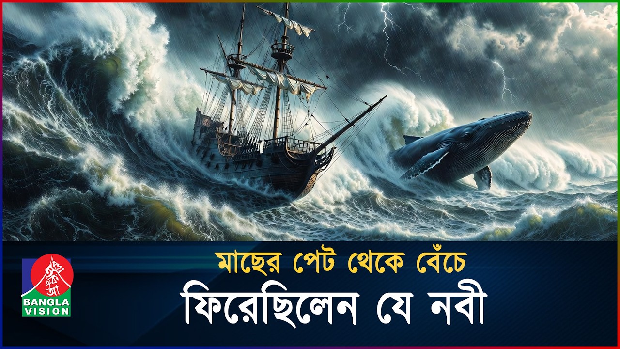 মাছের পেট থেকে বেঁচে ফিরেছিলেন যে নবী | নবীদের গল্প | ইউনূস (আ) | পর্ব-১৮ | BanglaVision