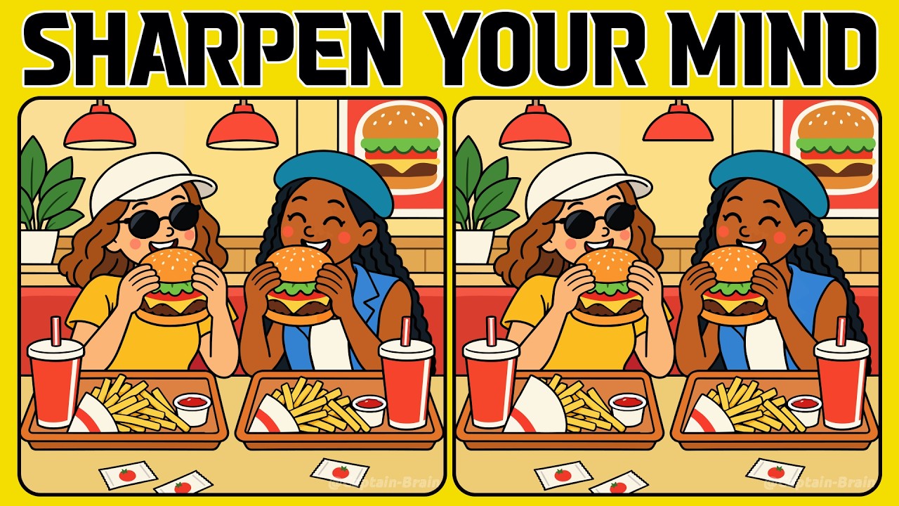 Spot the Difference Puzzles for a Sharper Mind (A Bit Tricky)