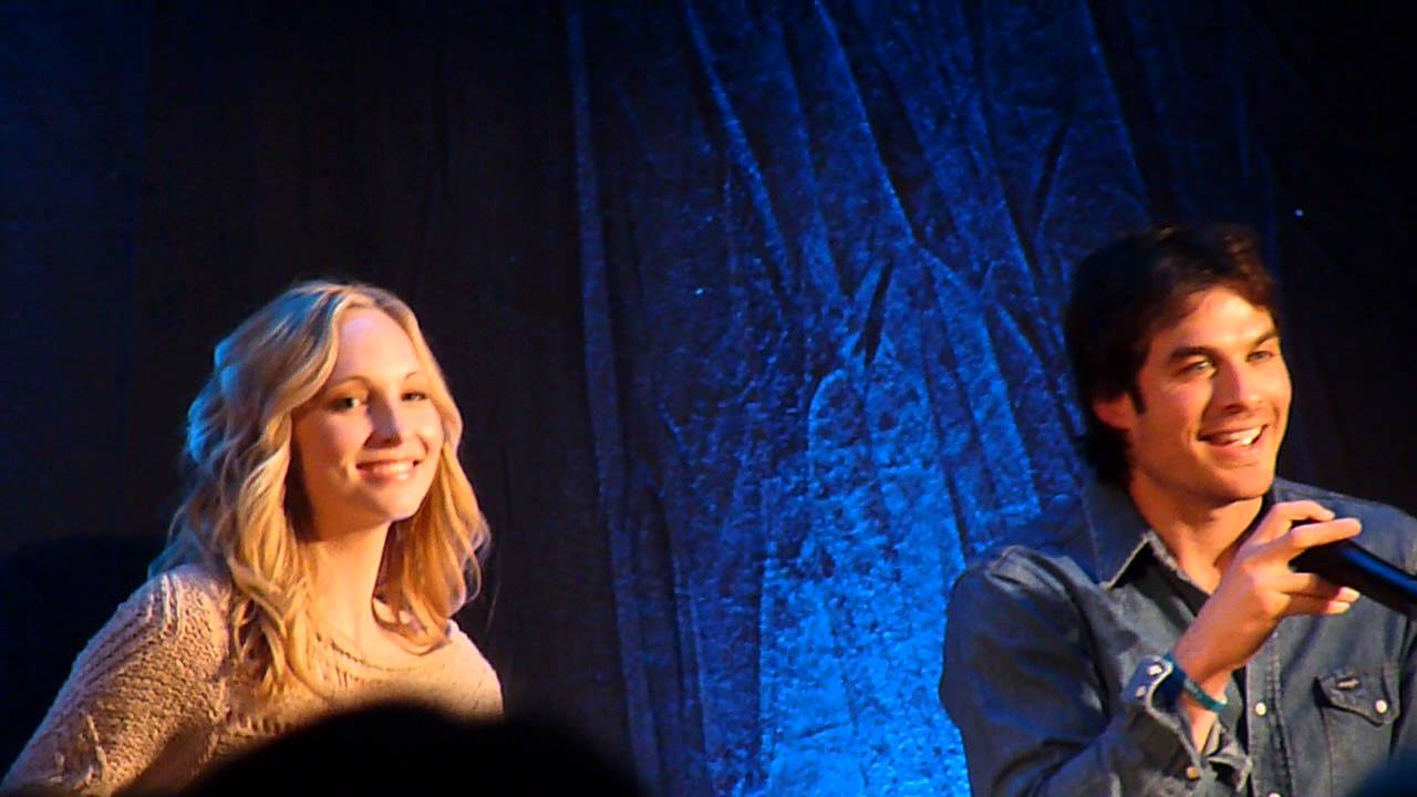 BloodyNightCon Europe - Candice Accola and Ian Somerhalder answering questions [1/2] - Day 1