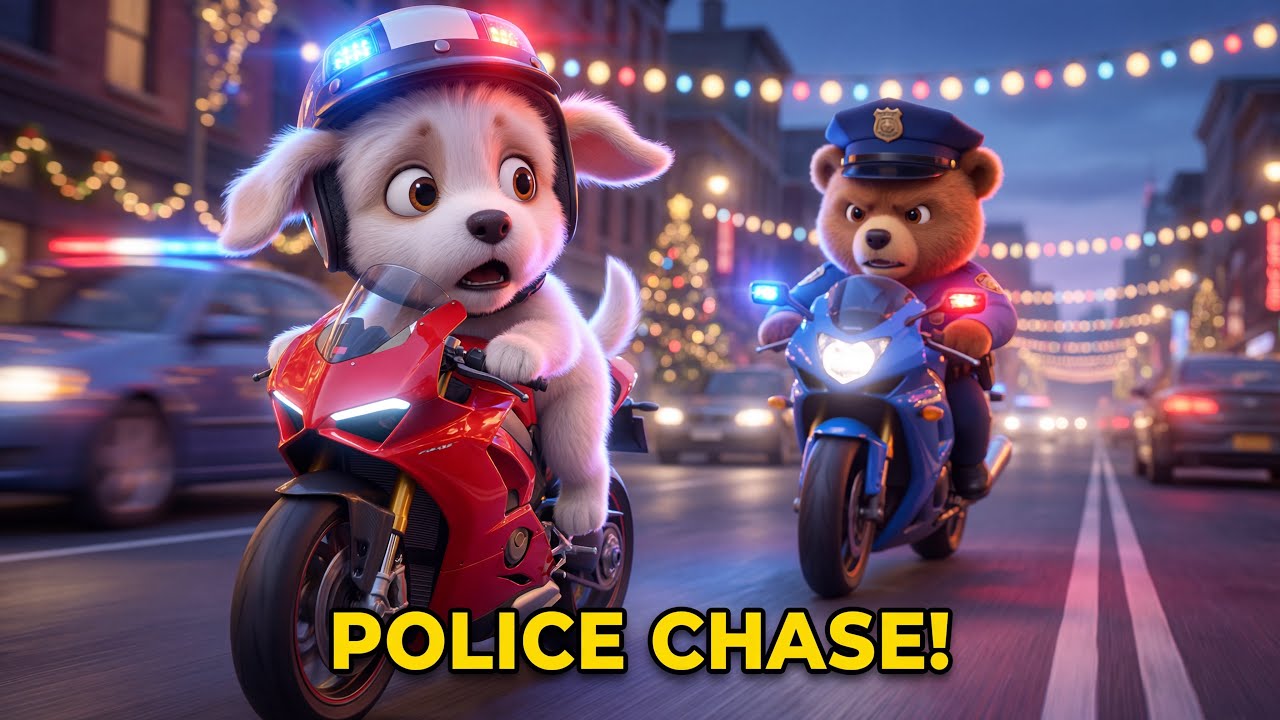 Puppy & Kitten vs. Police Bear! 🚓🐻 The Great New Year Escape 2026 😱