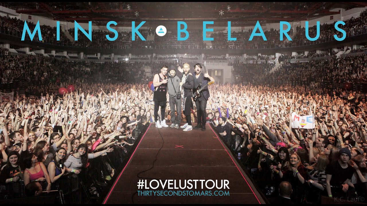 Thirty Seconds To Mars LOVE LUST TOUR MINSK МИНСК 04 04 2015